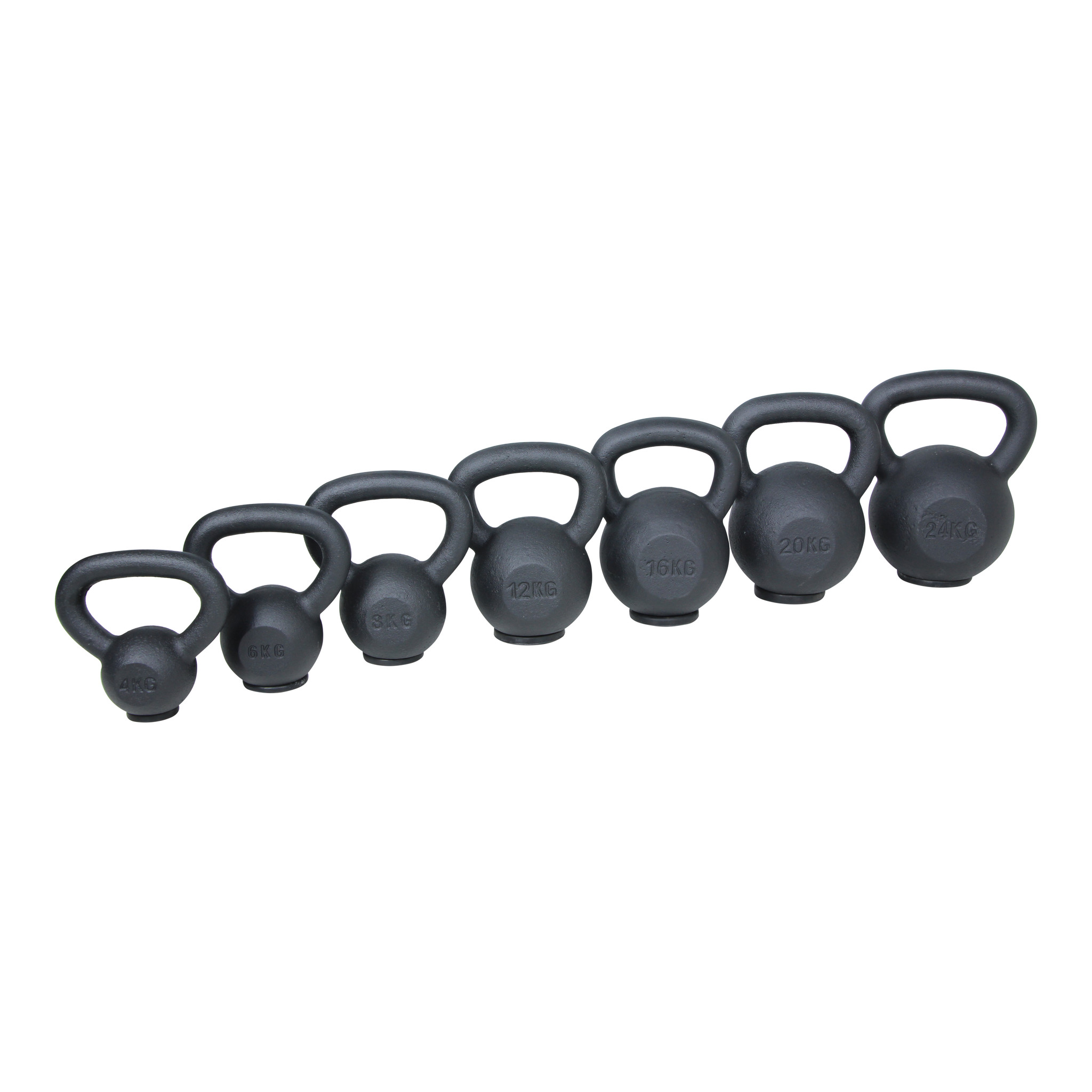  Cast iron kettlebell (with rubber foot) (4 - 24kg)