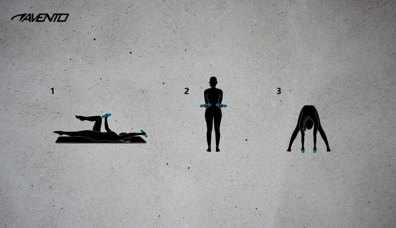 Avento Handweight set 2