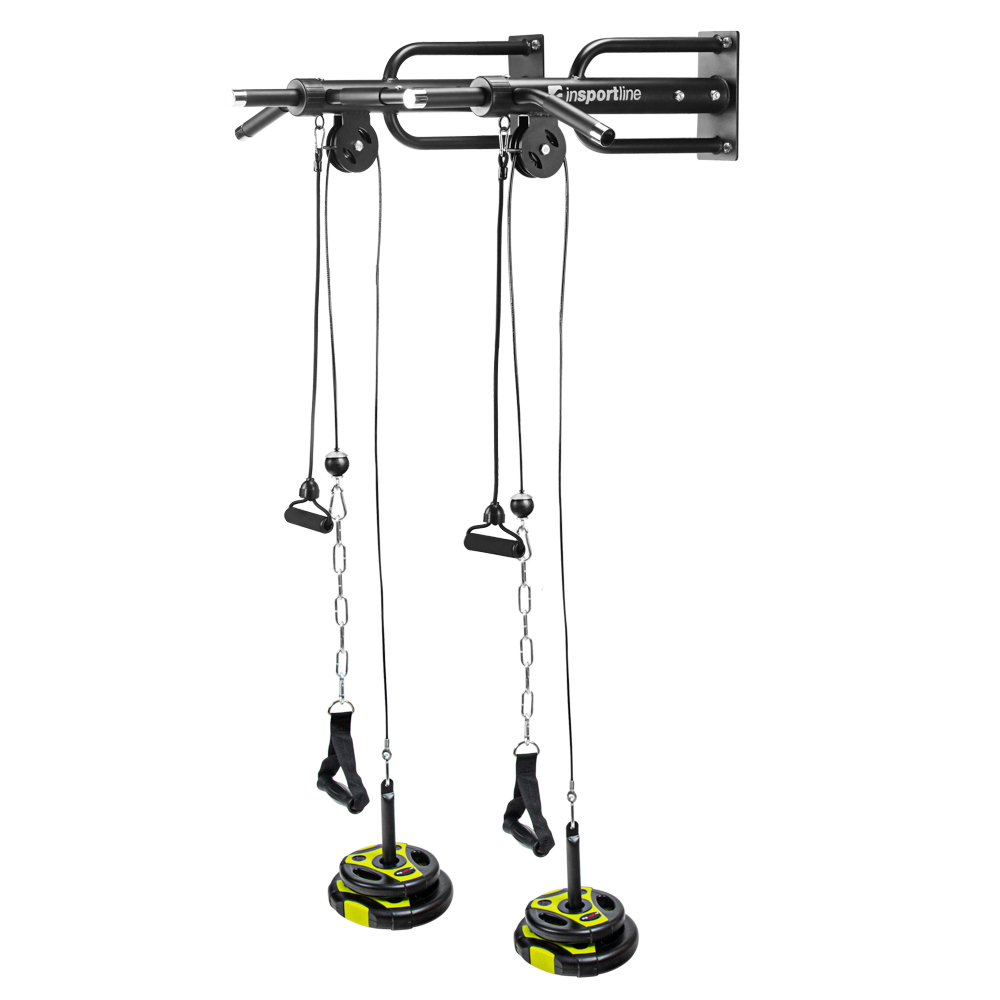 Optrekstang voor wandmontage met cable pulleys inSPORTline RK180