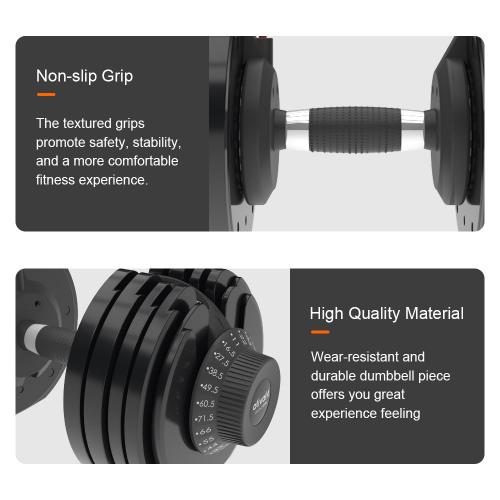 Strongman Duo-Tech verstelbare dumbbell (32,5 kg) 4