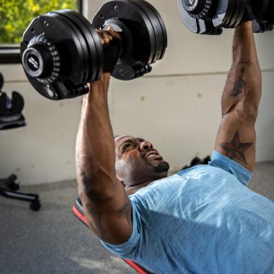 Strongman Duo-Tech verstelbare dumbbell (32,5 kg) 6