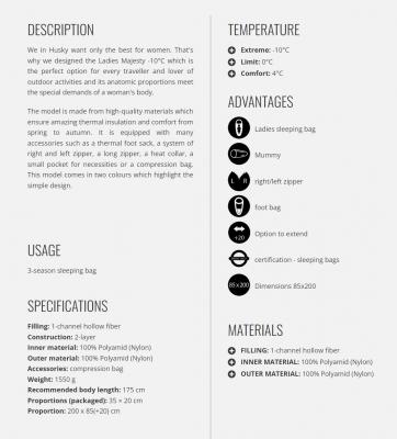 HUSKY Ladies MAJESTY 12