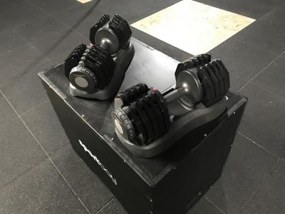 2 x Duo-tech dumbbells 25 kg + stand 8