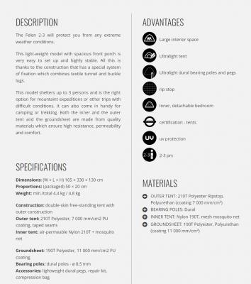 Husky FELEN 2-3 pr. tent 7