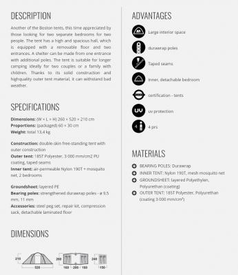 Husky BOSTON tent (4 persons) 11