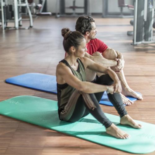 AIREX® Fitline gymmat (180 cm) met ophangogen 8