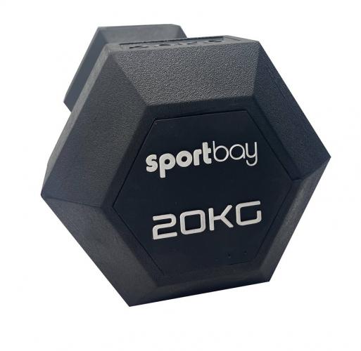 Sportbay Rubber HEXA Dumbbells 10