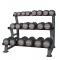 Dumbbells & Rack Set inSPORTline Profi PU 2 x 5-25 kg