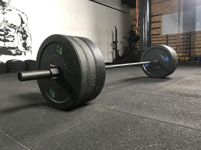 3 x Black Olympic barbells Strongman 220 cm  6