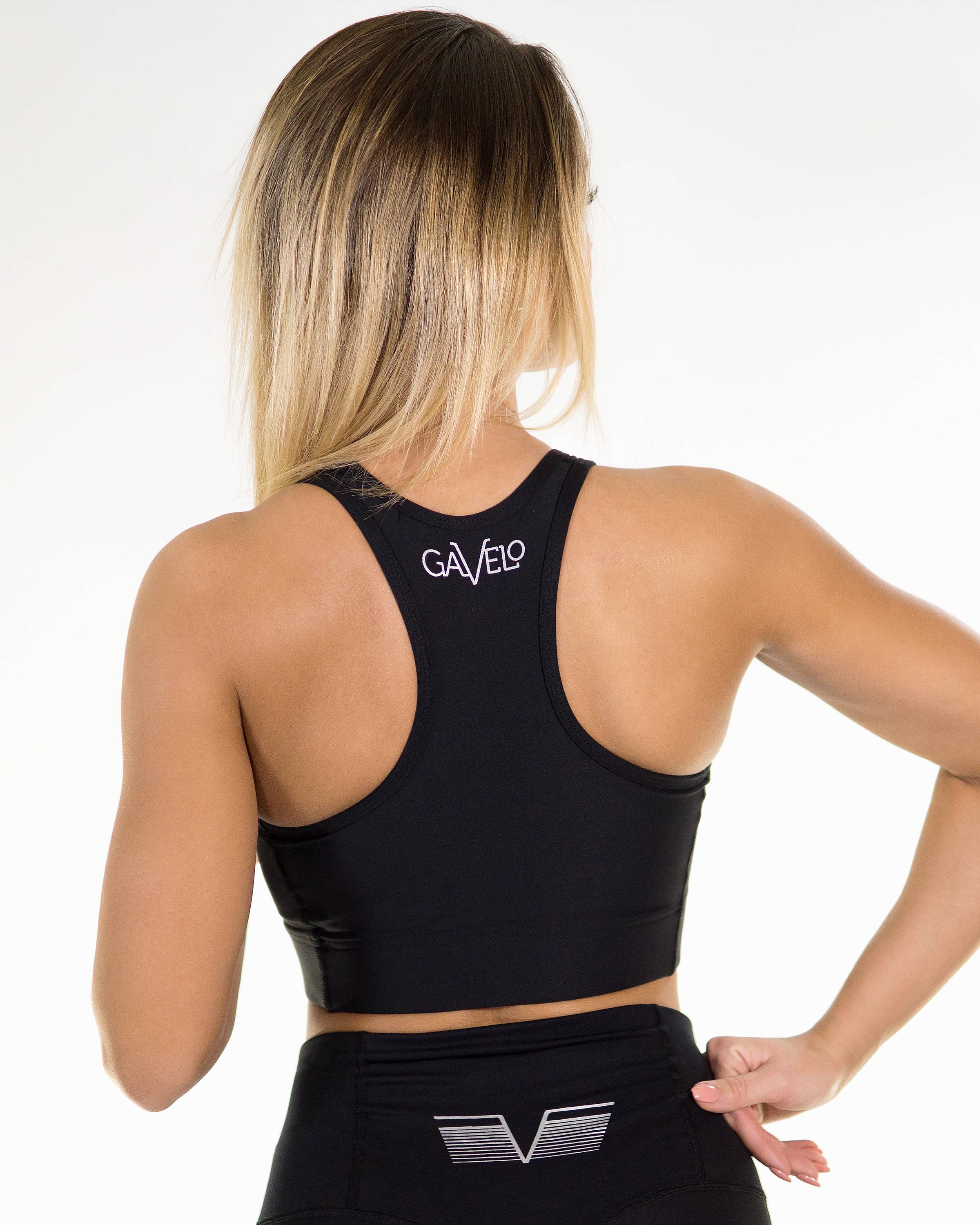 Gavelo Sports Bra Plain Black 1