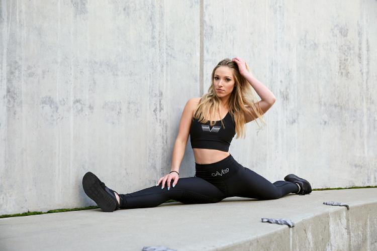 Gavelo Sports Bra Plain Black 3