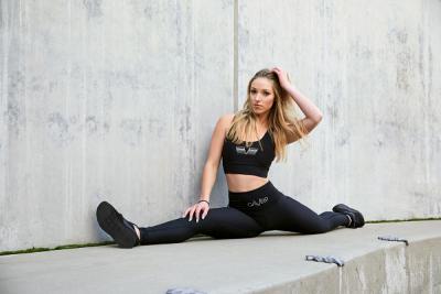 Gavelo Sports Bra Plain Black 3