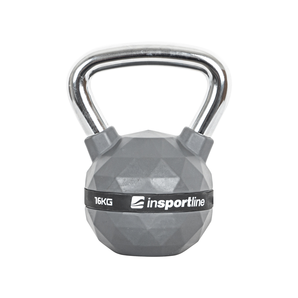 Rubber-Coated Kettlebell inSPORTline PU 4 to 20 kg 6
