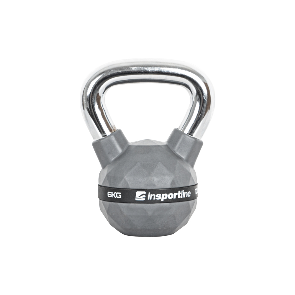 Rubber-Coated Kettlebell inSPORTline PU 4 to 20 kg 2