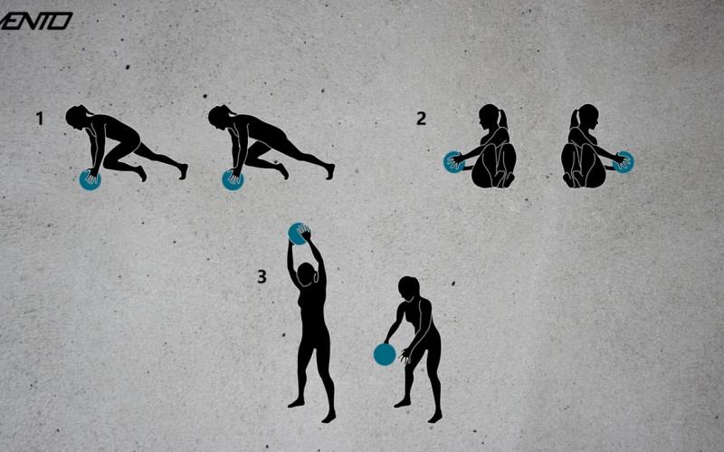 Avento Slam ball 4 t/m 10 kg 9