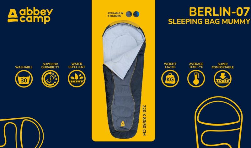 Abbey mummy sleeping bag 4°C 12