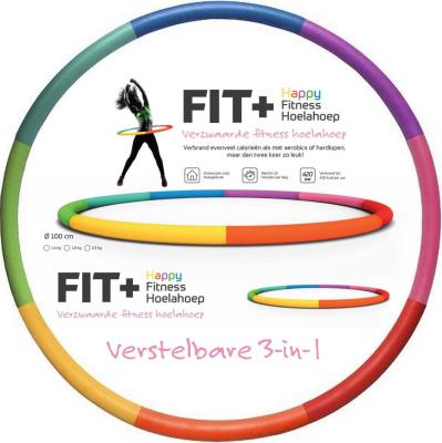 Adjustable 3 in 1 Fit+ Happy fitness hula hoop