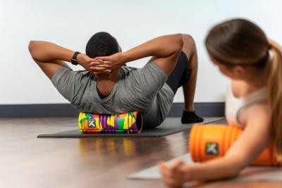 Triggerpoint® foam roller GRID (Rainbow) 4