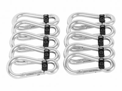 LMX.® Snaphook with lock (10 pcs/set)