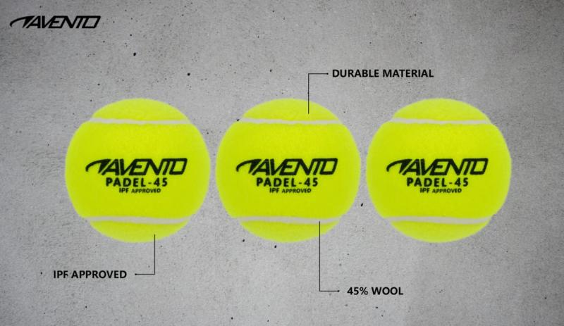 Avento Padel Ballen set van 3 2
