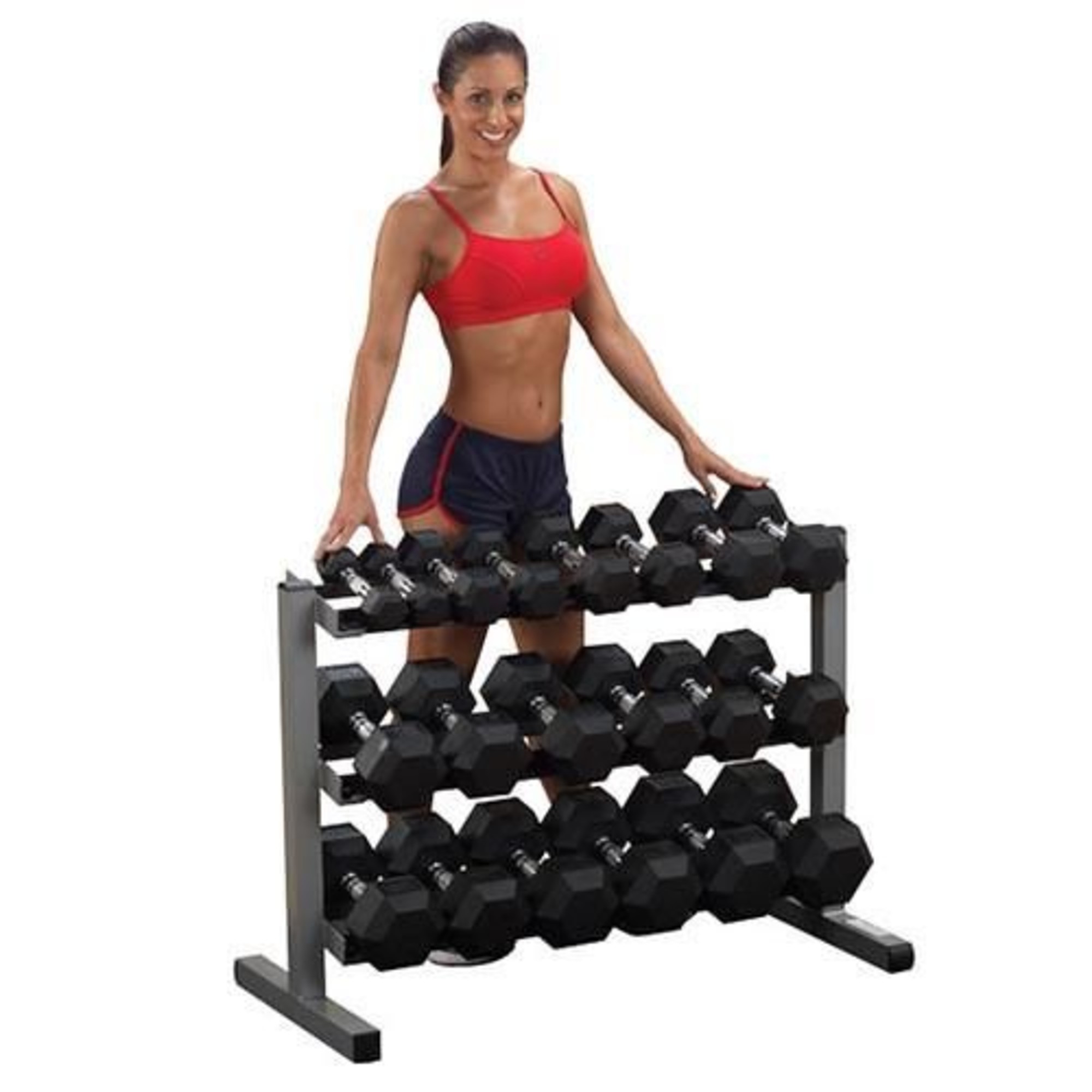 Body-Solid Dumbbell Rack Pro GDR363 (3 tier) 1