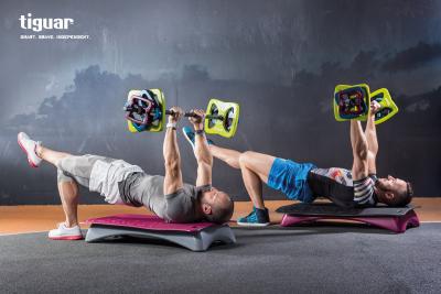 Tiguar fitness step compleet (Paars) 9