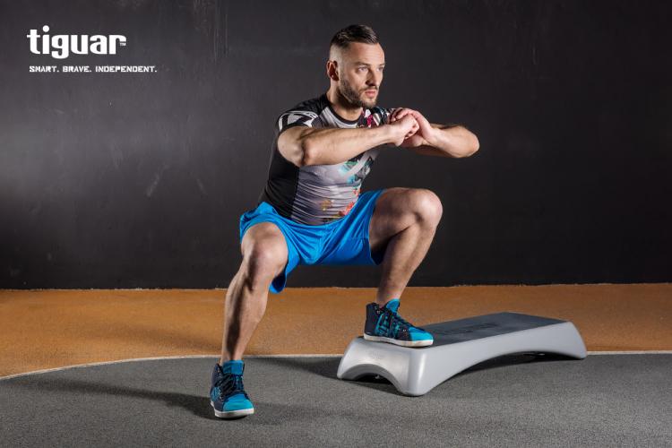 Tiguar fitness step compleet (Paars) 11