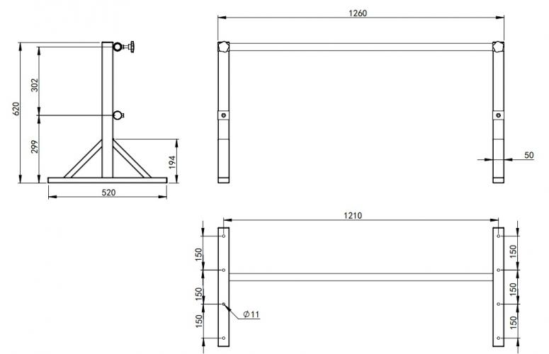 Strongman Pull up bar Outdoor 4