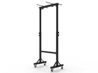 Volledig verstelbaar opbergrek voor fitnessmatten