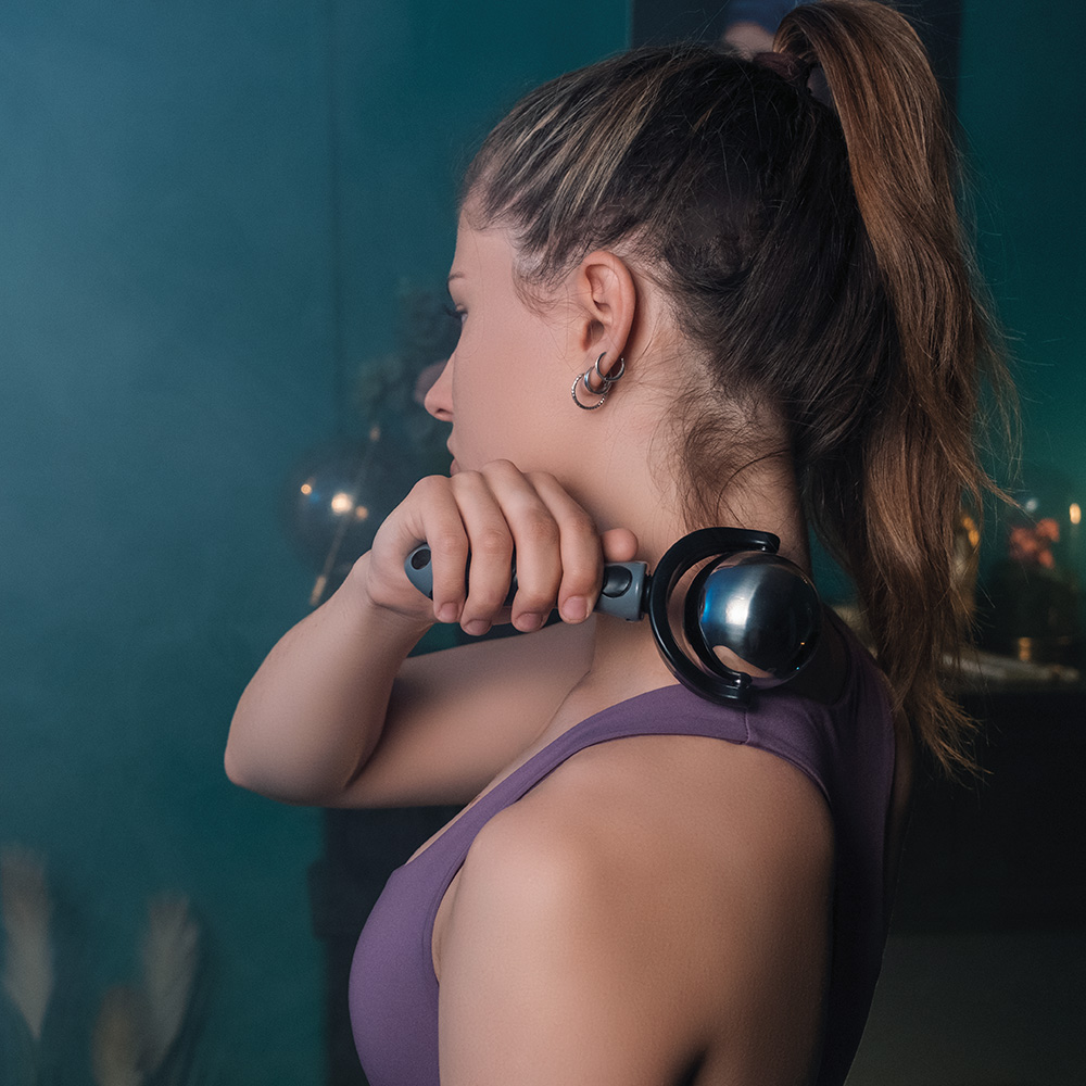 Massage Roller Ball w/ Handle inSPORTline Paipi 1