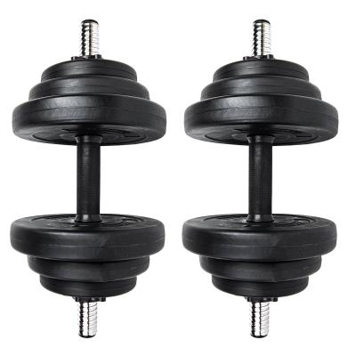 Dumbbell set met cement vulling (2 x 10 kg) 3