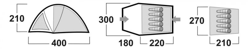 Tent Huksy Bigless 5 6