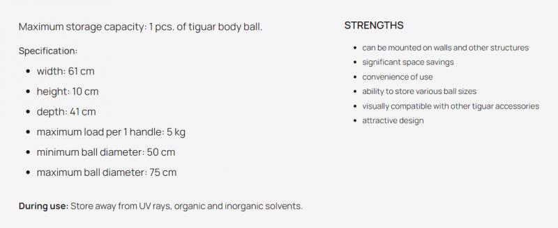 Tiguar Fitness ball hanger 3