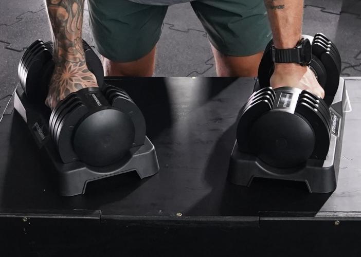 Strongman adjustable Dumbbell 2 to 12 kg  4