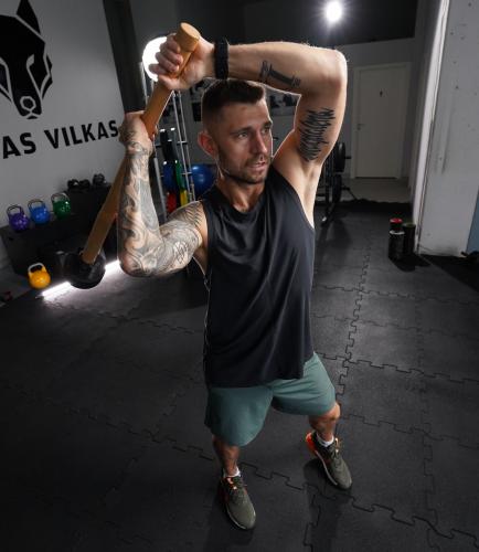 Sportbay adjustable Wooden Macebell 14