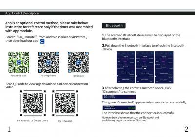 Interval CrossFit timer (6-Digit) met Bluetooth app 5