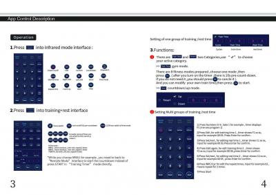 Interval CrossFit timer (6-Digit) met Bluetooth app 6