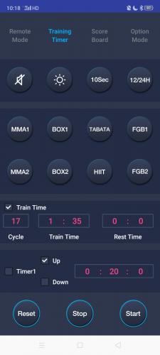 Interval CrossFit timer (6-Digit) met Bluetooth app 7