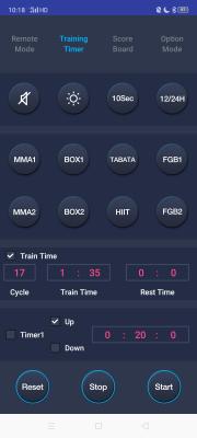 Interval CrossFit timer (6-Digit) met Bluetooth app 7
