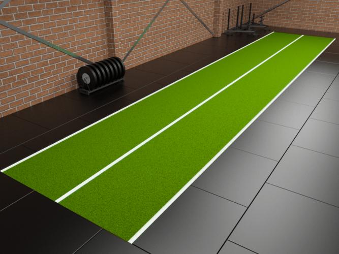 Indoor Sprintbanen | Kunstgras 15 m 3