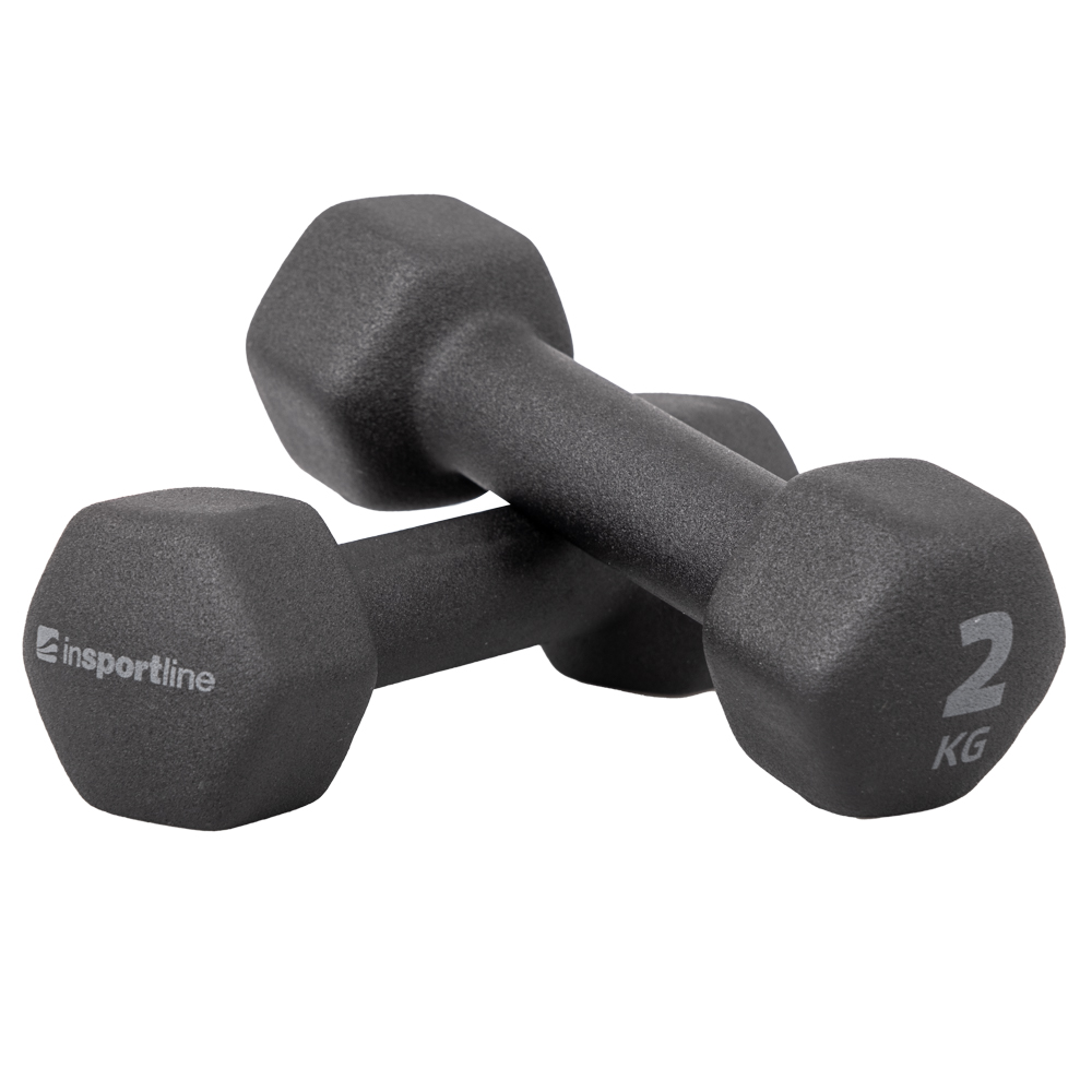 Neoprene Dumbbells inSPORTline ON-X Renbell 2 x 2 kg