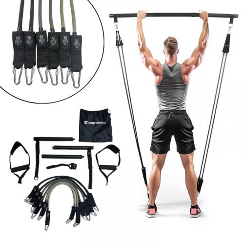 Pilates Bar w/ Resistance Bands & Door Anchor inSPORTline Ancairo SPECIAL OFFER