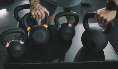 Poeder coating kettlebells 4 t/m 68 kg 10