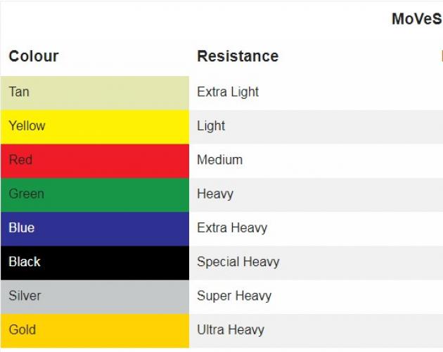 Fitness band 5,5 m Licht tot Extra zwaar 3