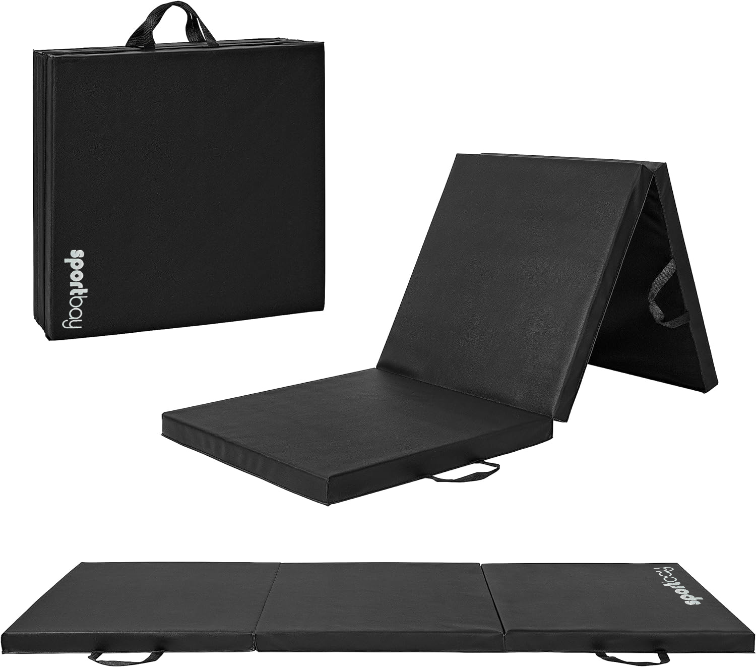 Trifold workout fitness mat 2