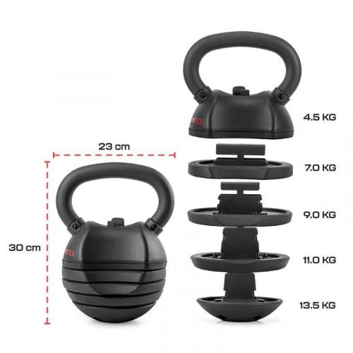 Gymstick Quick-Lock Kettlebell 13,5kg 6