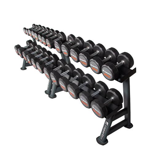 Dumbbell & Rack Set inSPORTline Profi PU 2 x 5-35 kg