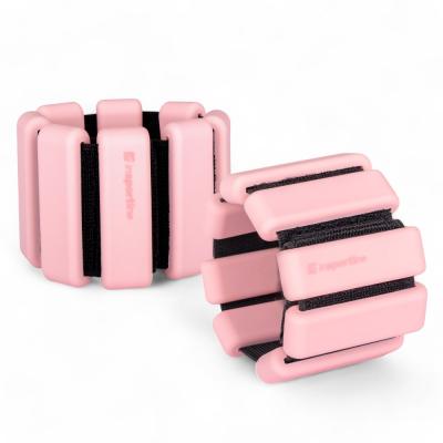 Adjustable Wrist/Ankle Weights inSPORTline Brace - Pink 3