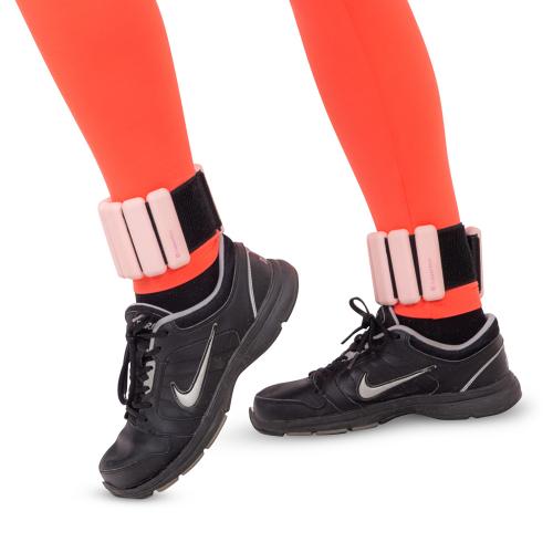 Adjustable Wrist/Ankle Weights inSPORTline Brace - Pink 5