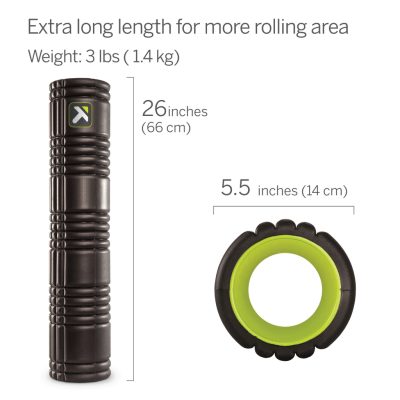 Foam roller Grid 2.0 - Zwart 1